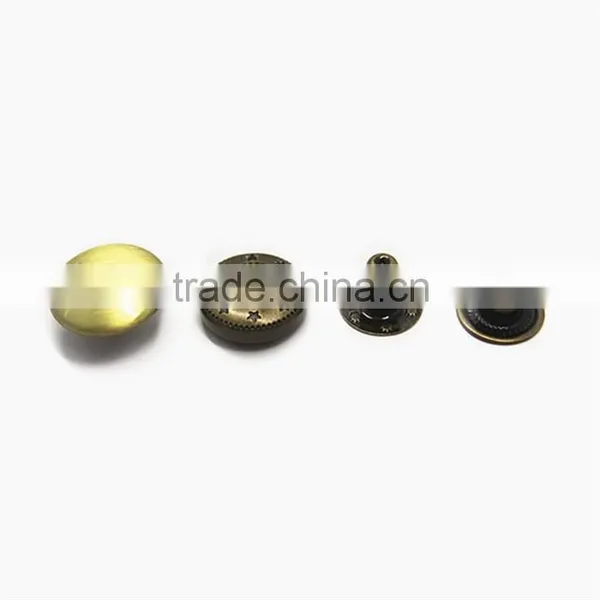 Black 10mm Metal Spring Snap Button photo-3