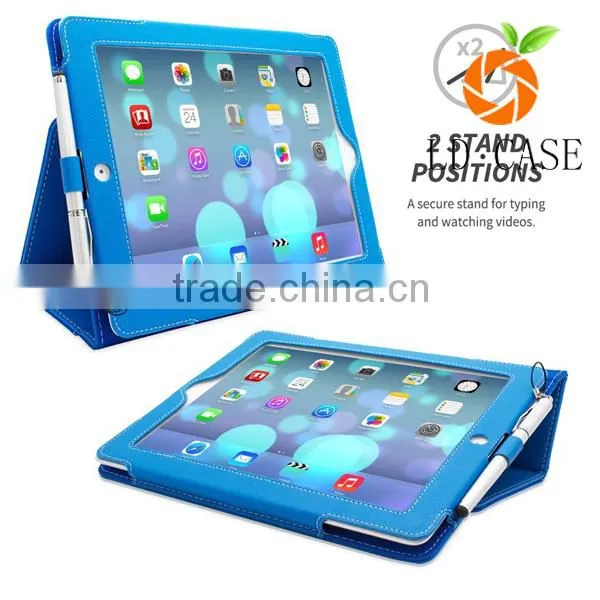 Leather Stand Foldable Case Cover With Multiple Viewing Auto Sleep Wake For Apple IPad Pro 9.7 Inch photo-5