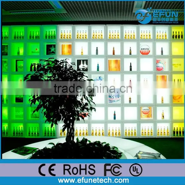Rgb Color Led Bar/partywedding/eventdisplay Decorative Illuminated Cube Shelf
