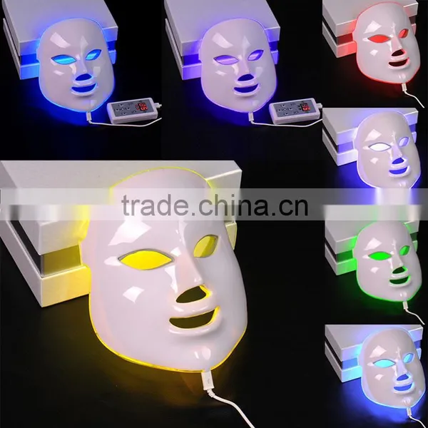 FDA Face Beauty Machine Led Light Therapy Face Mask 7 Colors Skin Rejuvenation LED Facial Mask photo-3