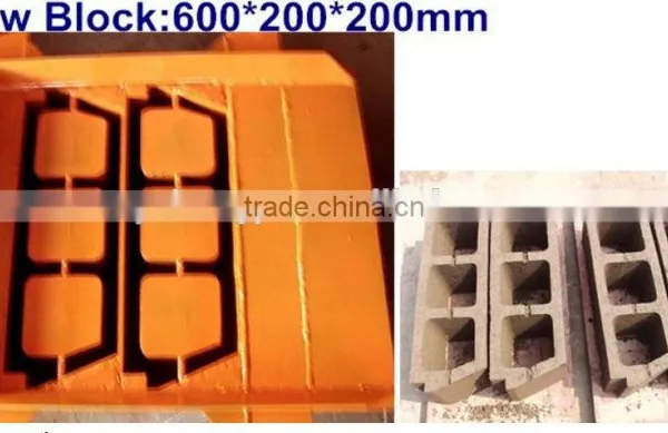 QTJ4-40 Mold Vibration Semi Automatic Concrete Hollow Block Making Machine in Guangzhou photo-2
