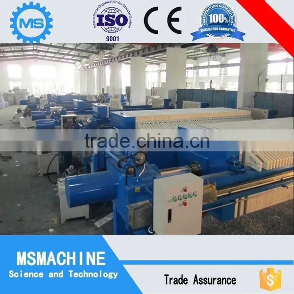 Hydraulic Press Filter For Ceramics Wastewater Recycling photo-2