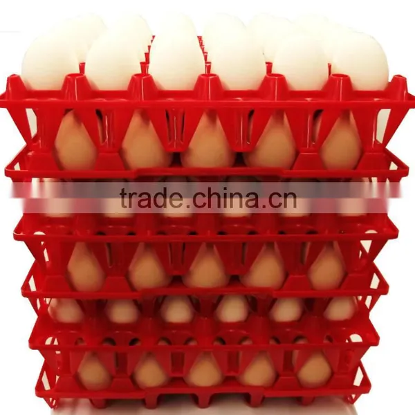 PLASTIC RED EGG TRAY- LARGE FOR 30 EGGS