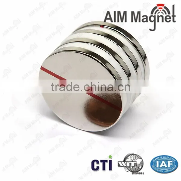 N52 Flat Neodymium Disk Magnet 32mm