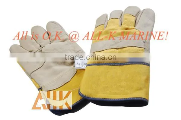 Vinyl Leather Winter Gloves photo-3