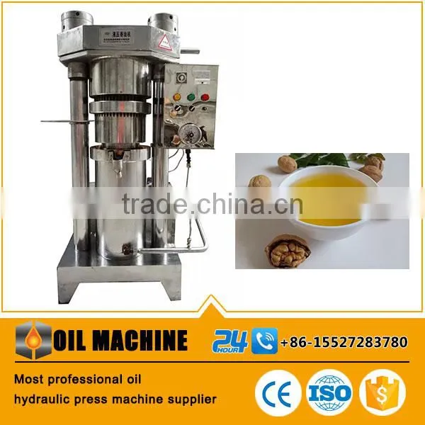 Small Corn Germ Oil Mill Machinery Price, Walnut Oil Press Machine, Hydraulic Sesame Oil Press photo-5