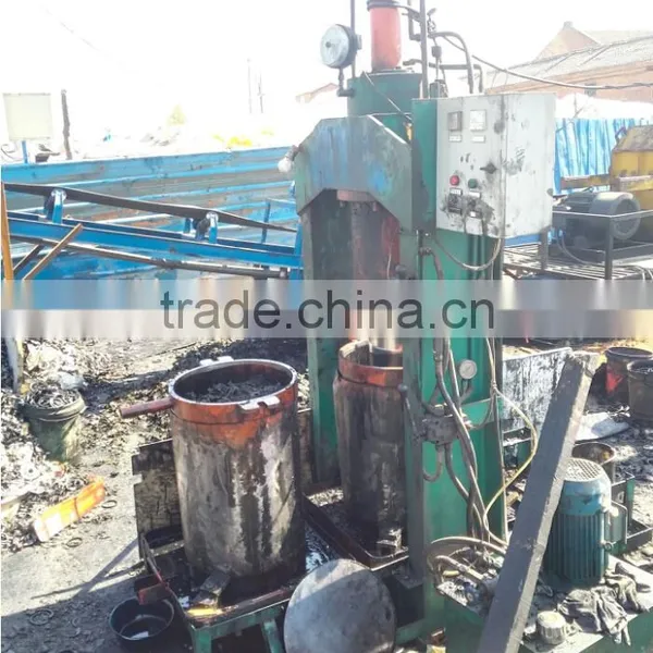 Hydraulic Type Pressing Waste Engine Oil Filter Paper Equipment photo-2