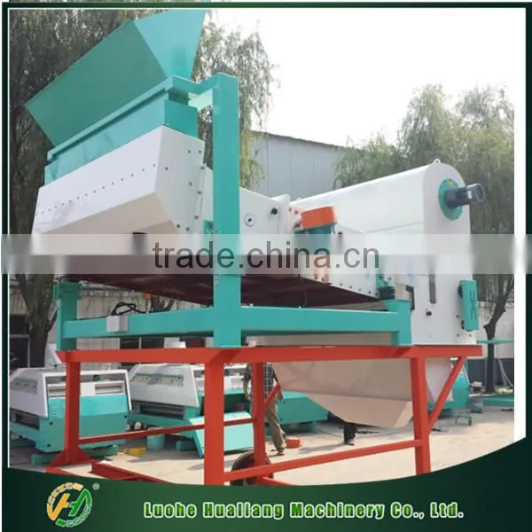 Complete Sets of Yellow Watermelon Seed Cleaning Euipment With Wheels
