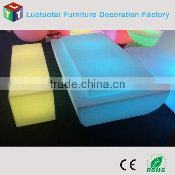 Wireless Inductive Charging Solon Leisure Led Cube Waiting Stool photo-5