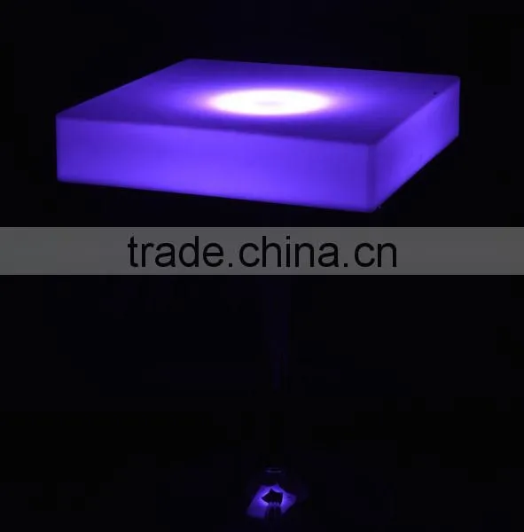 LED Remote Tall Square Coffee Table/ Hot Sell LED Dance Floor/LED Outdoor Lawn Square Table photo-4