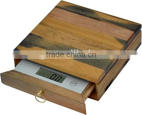 High Precision Bamboo Wooden Kitchen Scale photo-4
