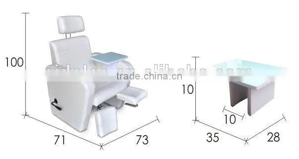 Comfortable Spa Pedicure Sofa Wholesale Pedicure Chairs TKN-32320A photo-3