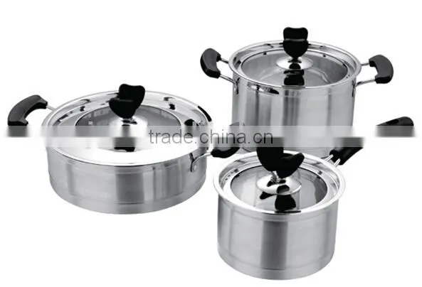 6pcs Cookware Set Stainless Steel Cooking Pot Set photo-3