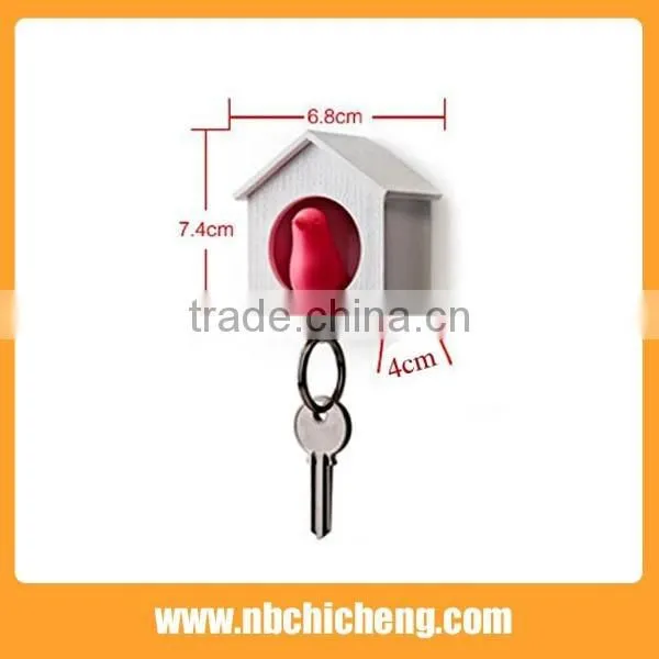 Plastic House Shaped Keychain photo-4