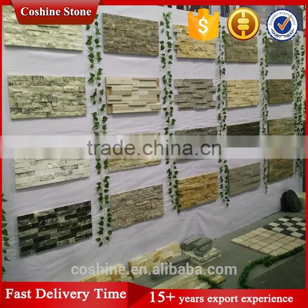 Split Surface Antacid Natural Yellow Wall Cladding Slate Stone Panel photo-5