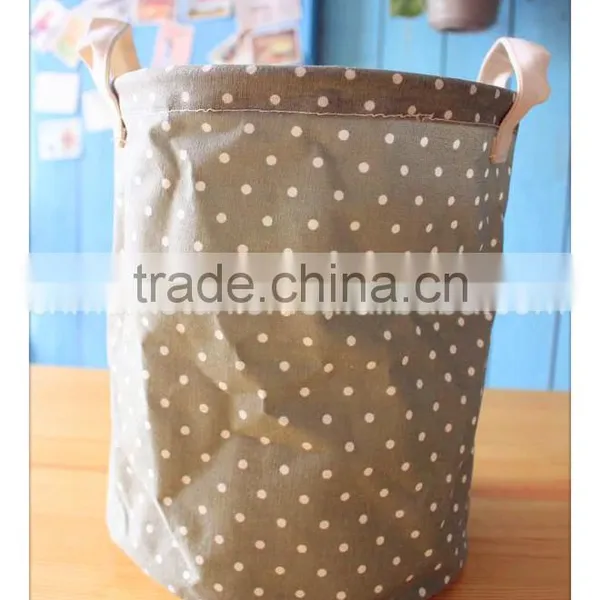 Cotton Waterproof Sundrics Storage Bag,with Two Handle ,four Color Nix as Picture photo-3