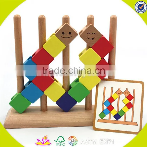 Wholesale Interesting Wooden Building Blocks Toy Special Kids Wooden Building Blocks Toy Colorful Building Blocks Toy W13D097 photo-5
