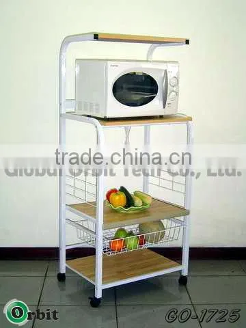 Home Furniture Warehouse Rack Metal Pan Rack Stainless Steel Kitchen Utensil Rack photo-5