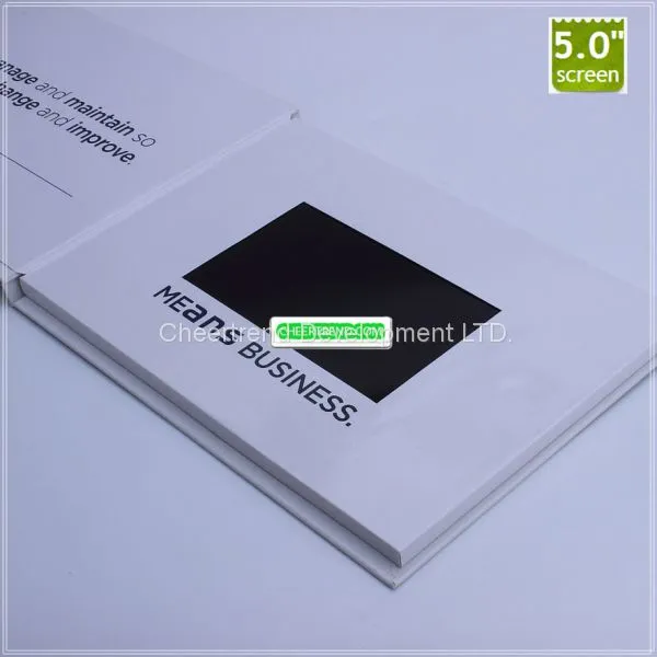 Printing 5 Inch Lcd Video Brochure Card For Business Promotion Or Wedding Gift photo-2