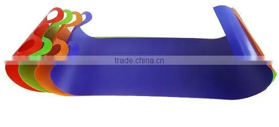 NEW Vintage Wacky Karpet SLED Flexible Plastic Roll up Flying Carpet SNOW 18x36" photo-4