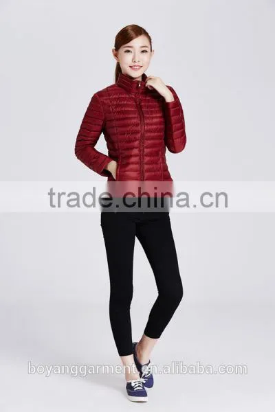 2015 Elegant and Ultralight Women Duck Down Jacket photo-4