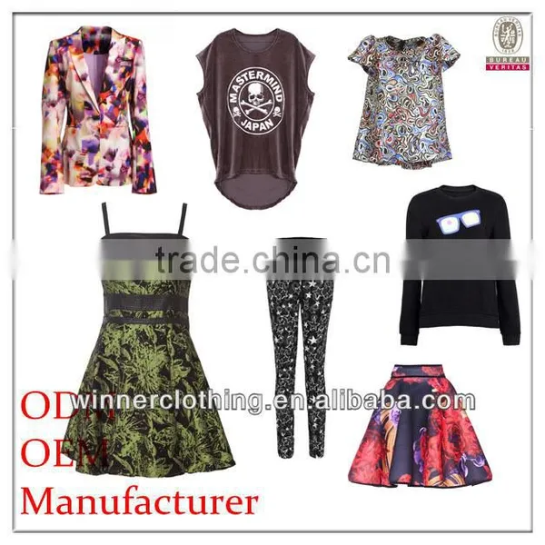 Shenzhen Splendid Garment Export Clothes Female Apparel