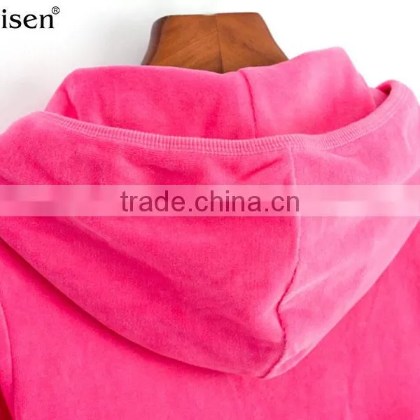 Oem Service Custom Women Hoodies Sports Suit Coat photo-4