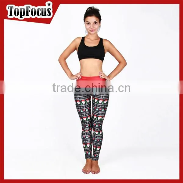 (OEM Factory) Wholesale Camo 3d Digital Printing Full Leggings for Women Gym Fitness Tight Yoga Pants Wear photo-2