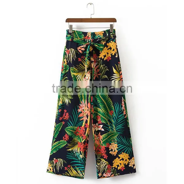 MAXNEGIO Hawaii Bowknot Workout Beach Painter Pants photo-4