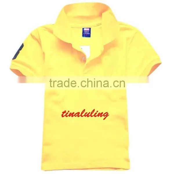 2015 Brand New Summer Boys and Girls Net Cotton Polo t Shirts Sport Plain T-shirts Wholesale t Shirts for Kids photo-5