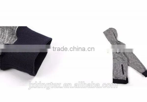 Jiangxi Kingtex New Look Spring/Autumn Elbow Patched Tie Dyed Contrast Balck Hem Tracksuits Casual Hoodies Set photo-3