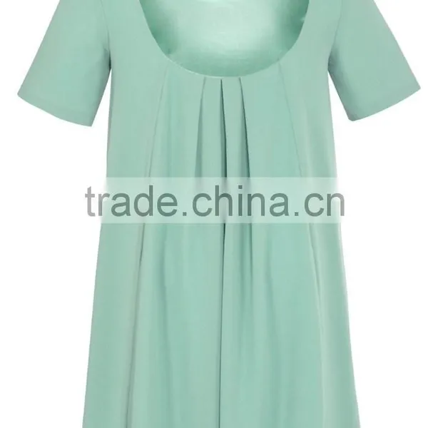 Fashion Embellished Trim Swing Maternity Dress Wear photo-3