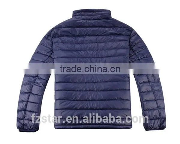 Winter Nylon Ultralight Duck Down Jacket for Man M1072 photo-2