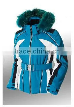 New Design Women Nylon Colourful Snow Ski Jacket photo-2
