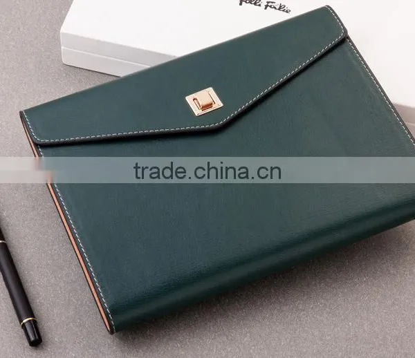 25K PU Leather Planner 3-fold Cover Custom Loose Leaf Binding Organizer Agenda Embossed/gold Foil in Logo photo-5