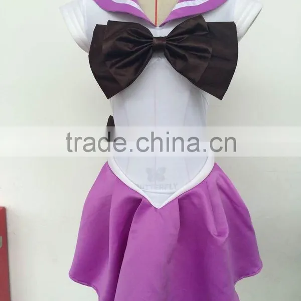 Walson Sailor Moon Jupiter Costume Cosplay Uniform Sailormoon Fancy Dress & Gloves M XL photo-2