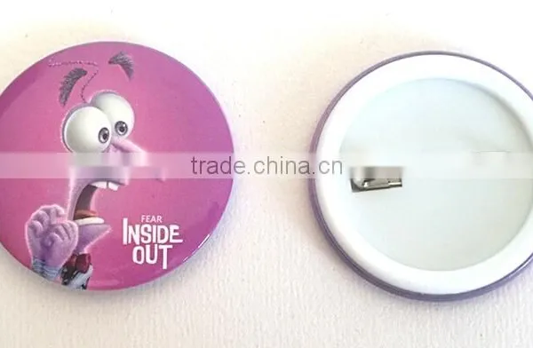 Inside Out Cartoon Characters Decorative Breastpin photo-6