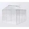 UV 4mm / 6mm Poly Film Walk-in Greenhouse Kits , Modular Aluminum Frame Garden Greenhouses