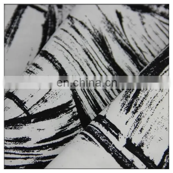 Black and White Wholesale Printed Tencel Cotton Fabric From China Manufacturers photo-2