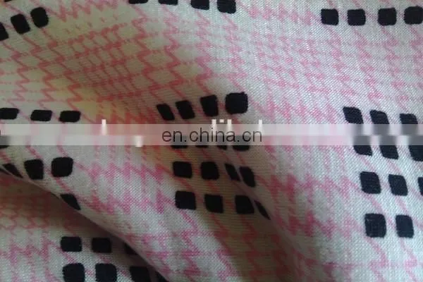 Shaoxing Winfar Fashionable Knitting Rayon Spandex Gird Print Lycra Fabric photo-4