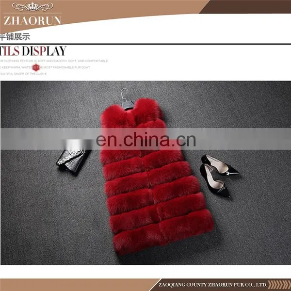 New Style Women's Real Fox Fur Vest / Real Fox Fur Coat And Jacket photo-4