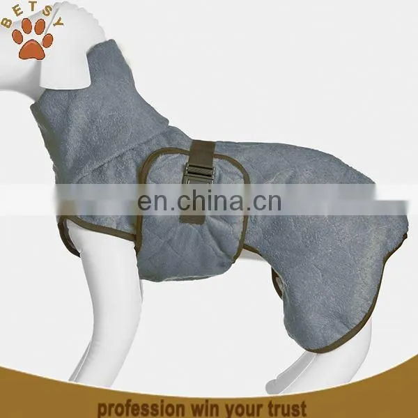 Cute Absorbent Luxury Dog Bathrobes Coat photo-6