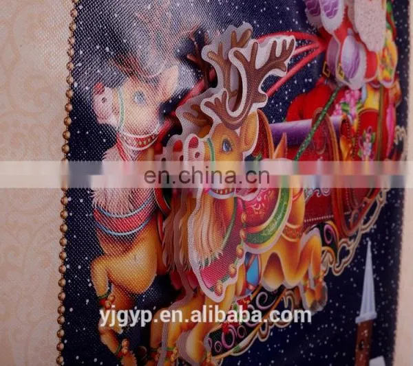 Cheap Customized 3D Christmas Pvc Hanging Sticker photo-3