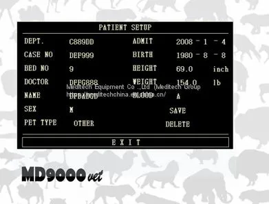 Meditech MD9000vet 12 Inch Veterinary Patient Monitor photo-2