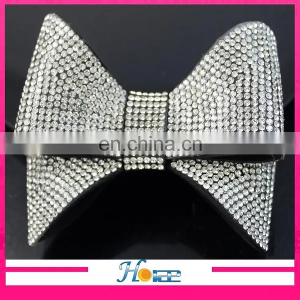 Fashion Cheap Shoe Flower Rhinestone Bowknot Decoration