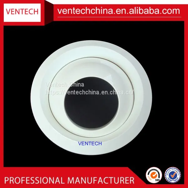 Hvac Round Jet Nozzle Eyeball Diffuser Ceiling Diffuser Vent China Supplier photo-2