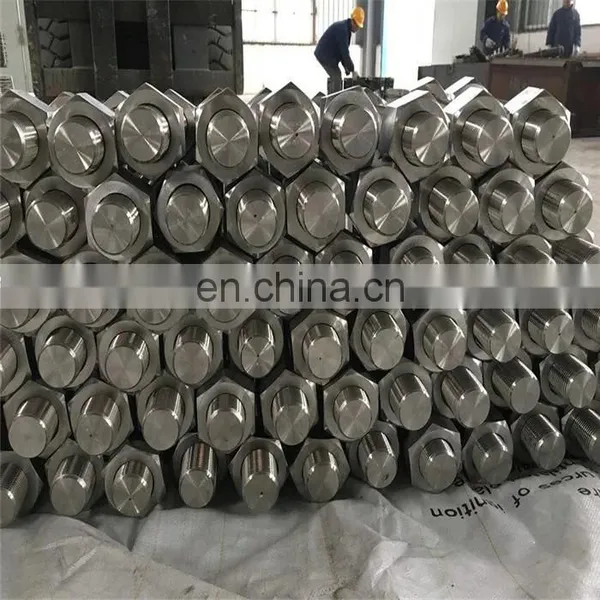 317L DIN 933 Hex Bolt With DIN 934 Hex Nut Size M27 X 175 photo-4