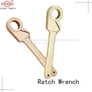 Safety Sparkless Explosion-proof Tool Explosion-proof Membrane Friction Ratchet Wrench photo-3