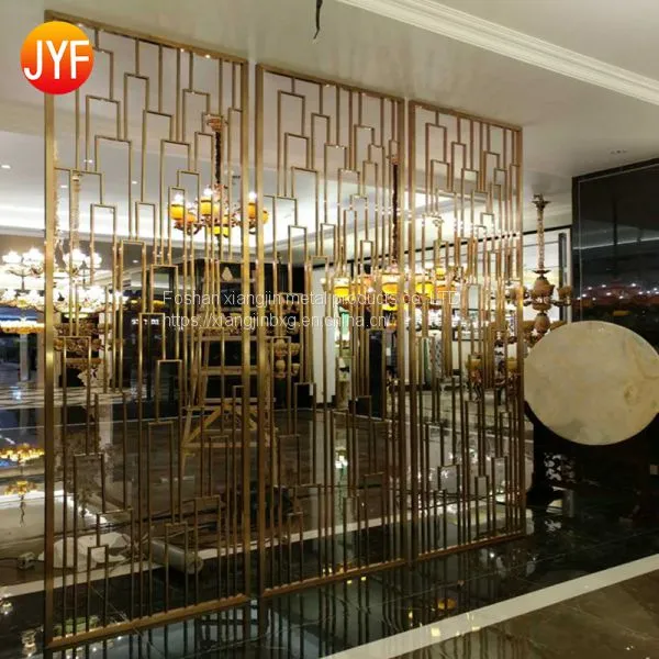 JYF001 Gold Stainless Steel Seat Screen Partition photo-4