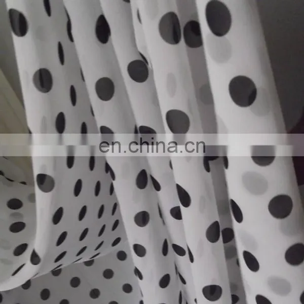2020 High Quality 100% Polyester Polka Dot Printing Chiffon Fabric for Women Dress Blouse Pants photo-5